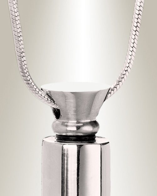 Stainless Marvel Cylinder Cremation Jewelry