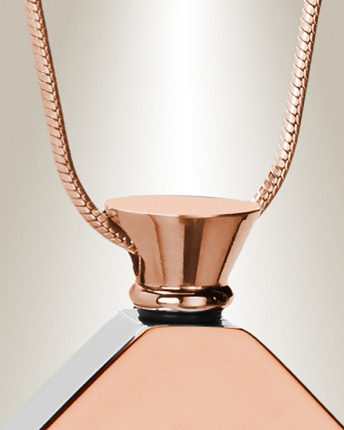 Rose Gold Quaint Diamond Urn Pendant