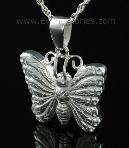 Antique Butterfly Cremation Urn Keepsake
