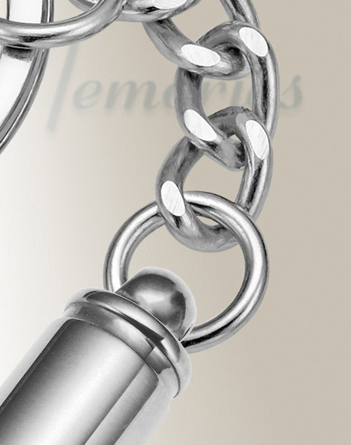 Bullet with Copper Tip Cremation Keychain