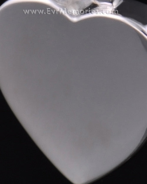 Sterling Silver Grand Heart Memorial Locket