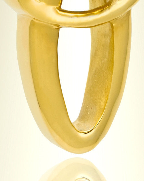 14K Gold Two People Memorial Locket