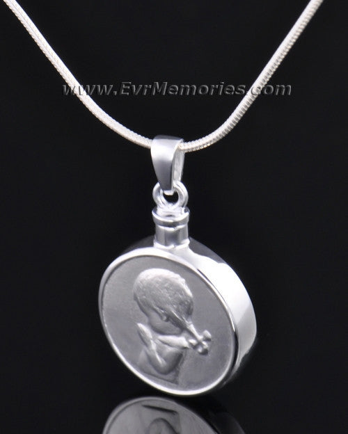 Sterling Silver "Girl" Funeral Jewelry