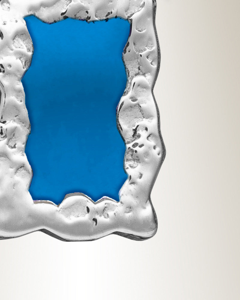 Solid 14K White Gold Barslope Ash Resin Jewelry