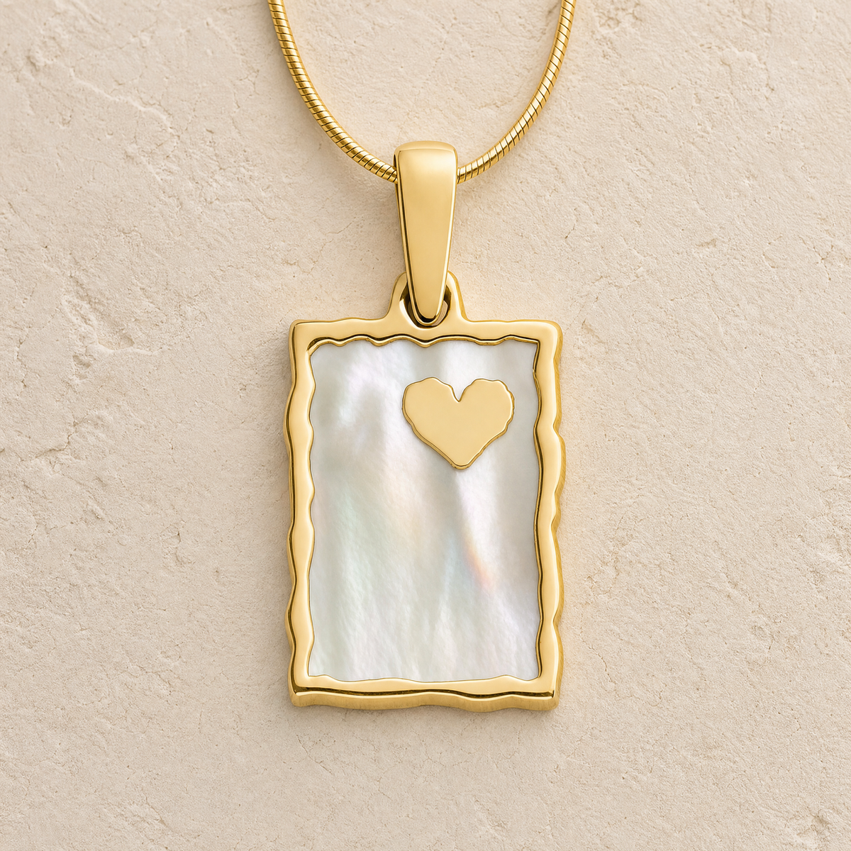 Adored Rectangle Gold Plated Ash Resin Jewelry