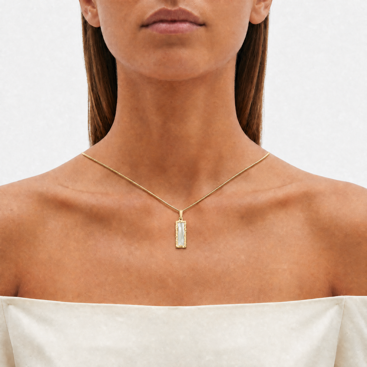 Lasting Long Rectangle Black Finish with Lilac Ash Resin Jewelry
