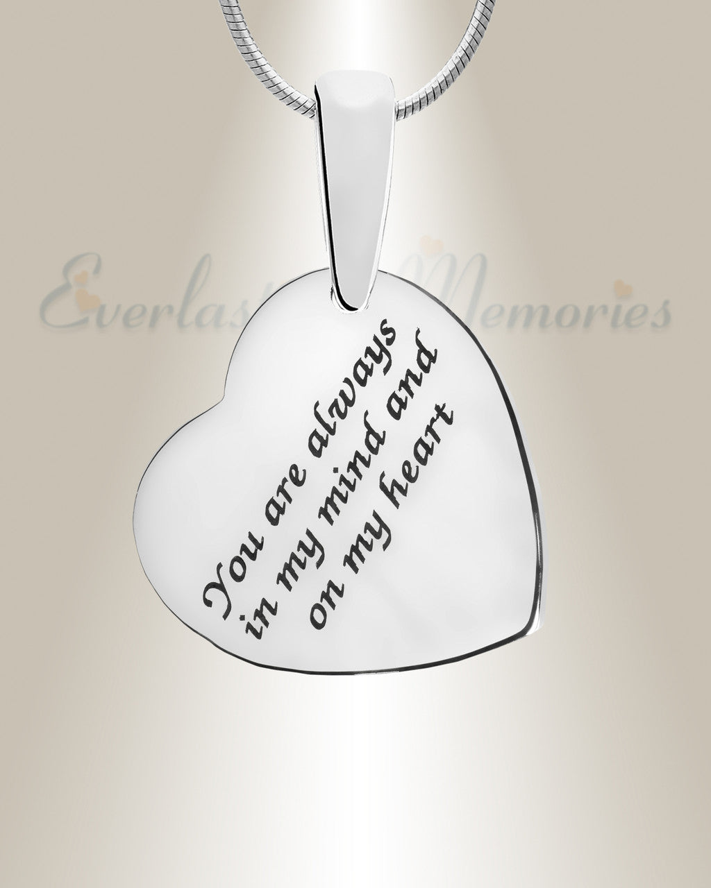 Solid 14K White Gold Two Of A Kind Heart with Slate Ash Resin Jewelry