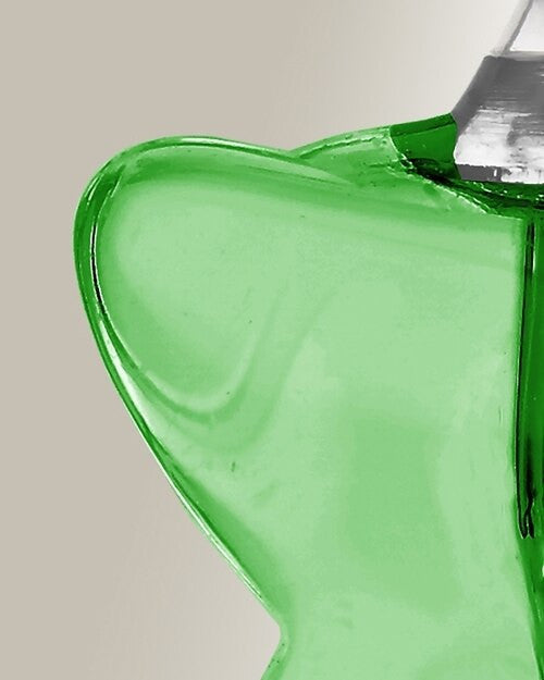 Glass Locket Green Flutter Necklace Urn