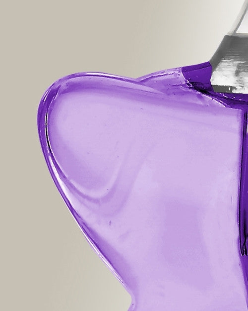 Glass Locket Violet Flutter Necklace Urn