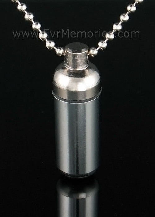 Aluminum Cremation Chamber Necklace Funeral Jewelry