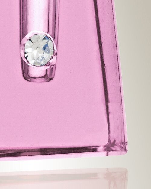 Glass Locket Pink Tribute Cremation Ash Jewelry