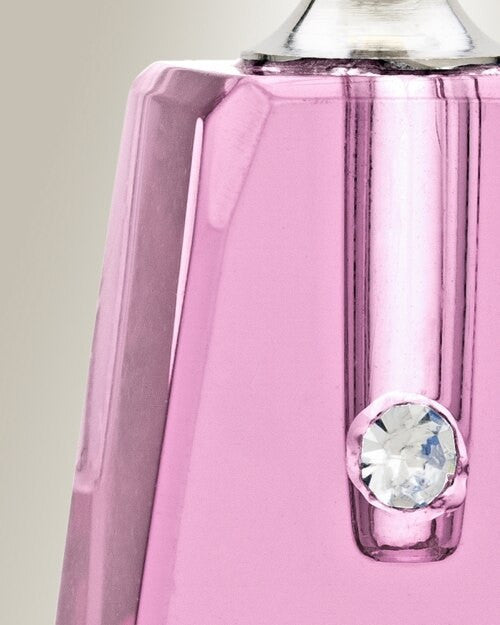 Glass Locket Pink Tribute Cremation Ash Jewelry