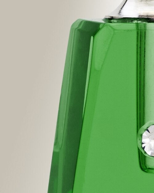 Glass Locket Emerald Tribute Keepsake Pendant