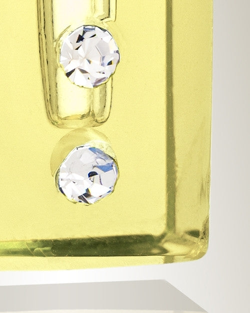 Glass Locket Yellow Reliable Ashes Jewelry
