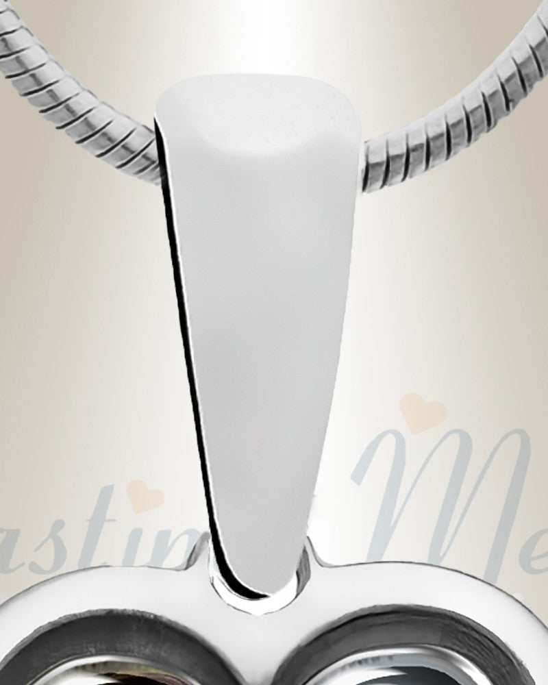 Simple Heart Sterling Silver Picture Pendant