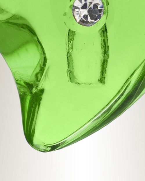 Glass Locket Green Lovely Cremation Jewelry