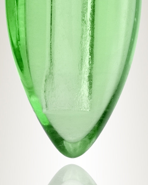 Glass Locket Green Tears Cremation Jewelry