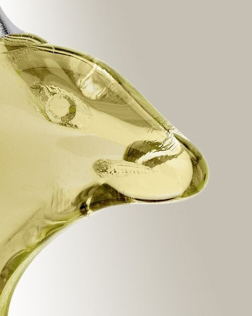 Glass Locket Yellow Dolphin Cremation Jewelry