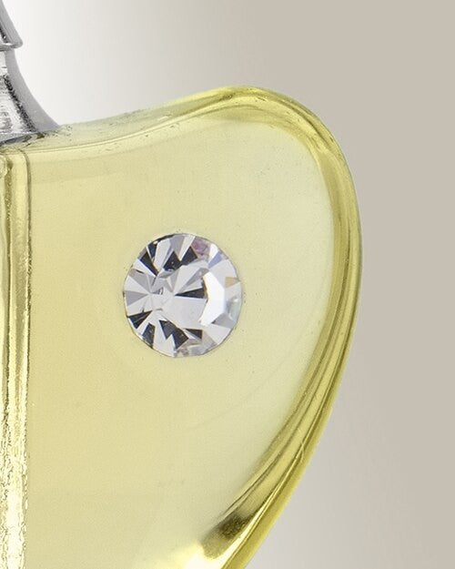 Glass Locket Yellow Heartfelt Cremation Jewelry