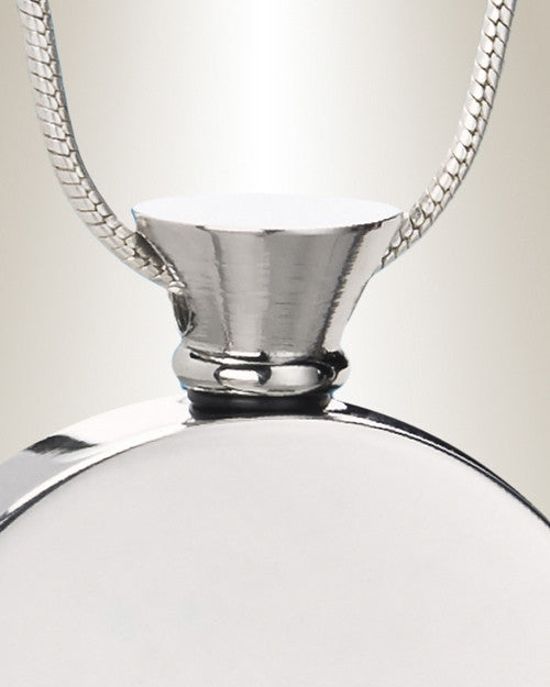 Silver Circle of Life Urn Pendant
