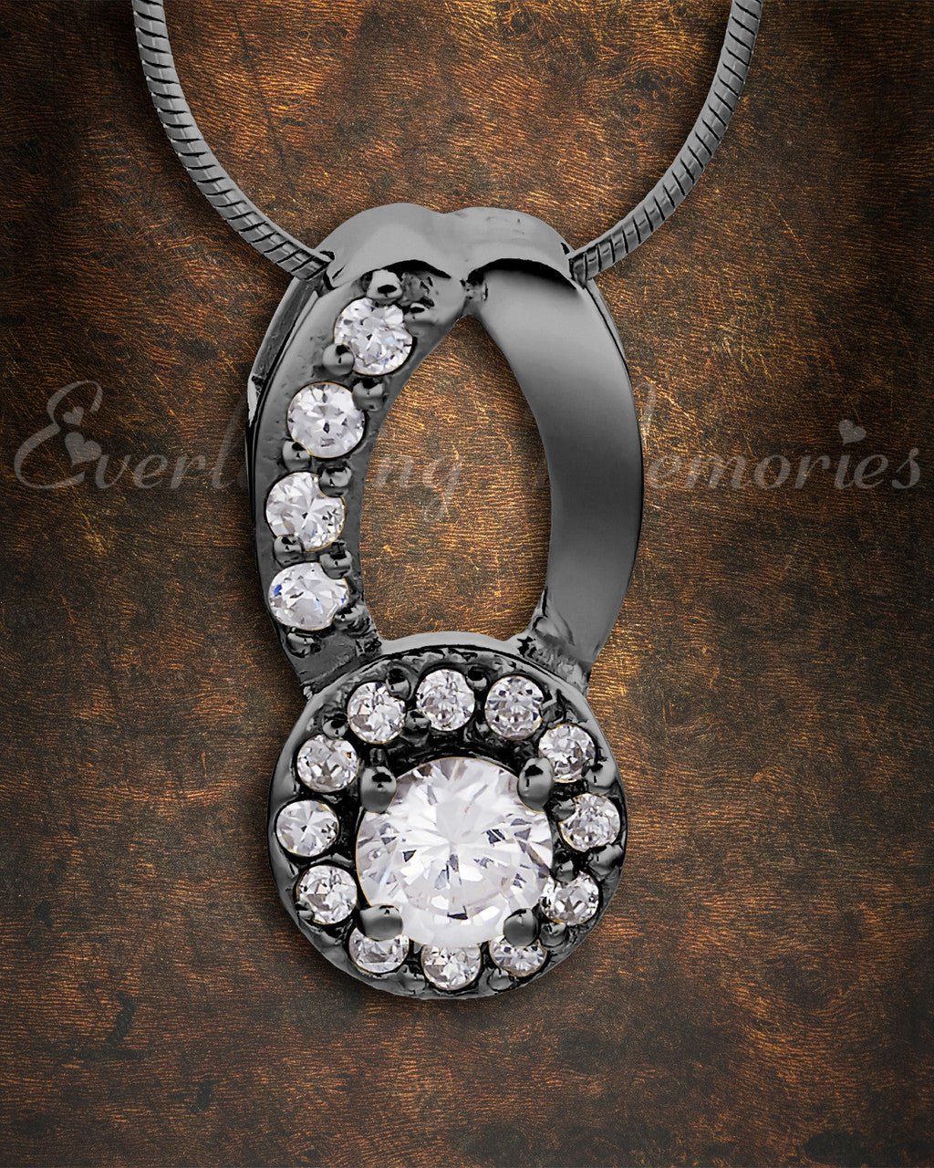 Black Simplicity Memorial Jewelry