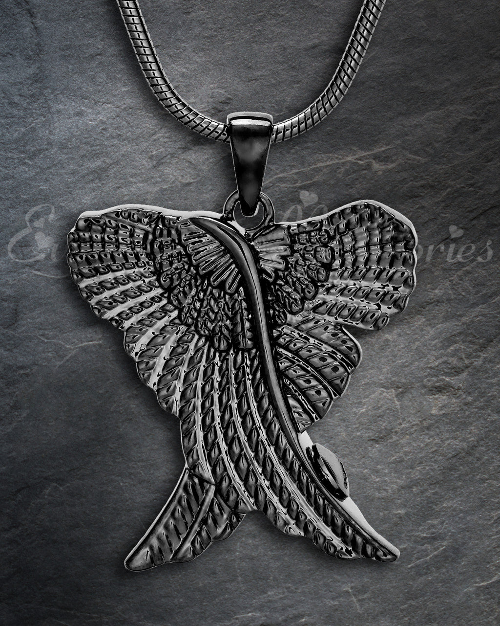 Black In Peace Urn Pendant