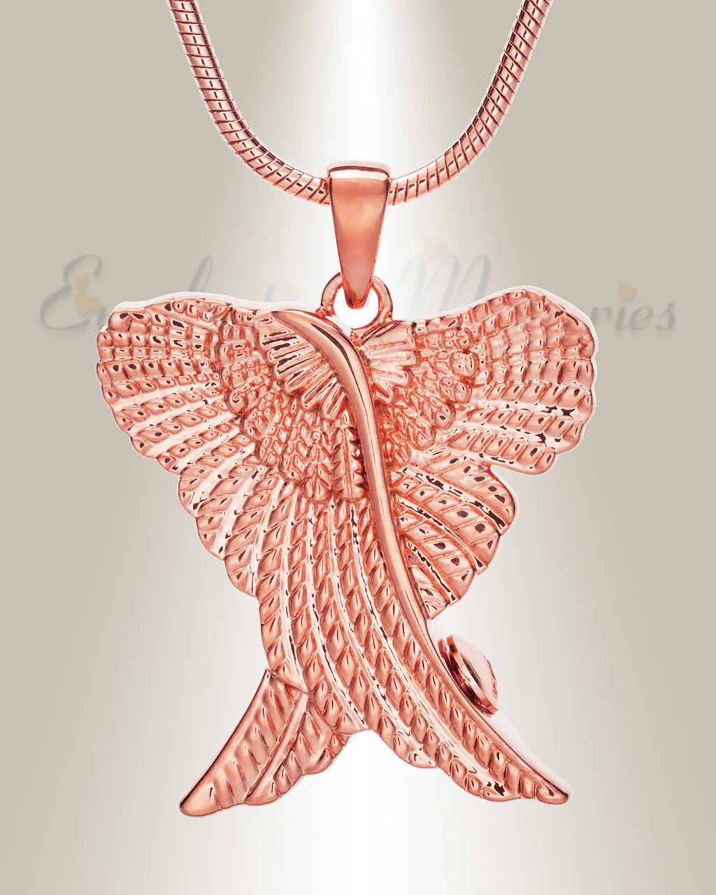 Rose Gold In Peace Urn Pendant