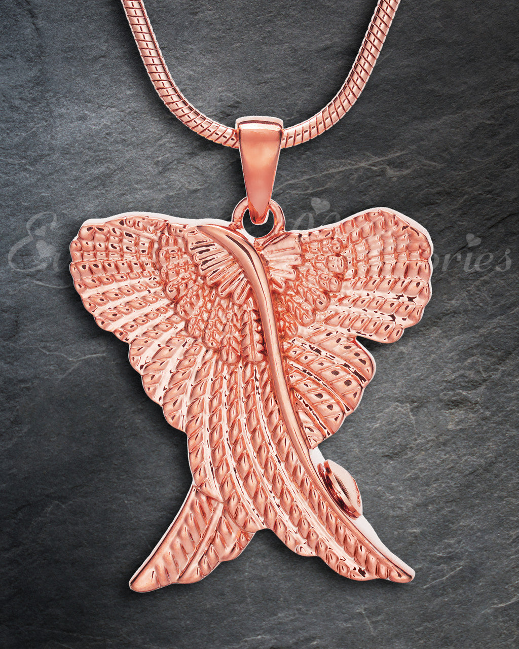 Rose Gold In Peace Urn Pendant