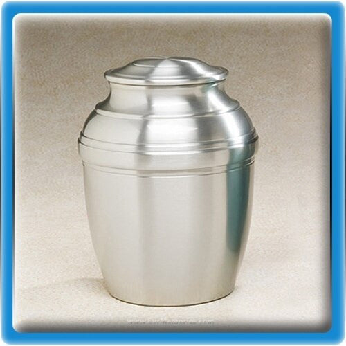 Silver Tranquil Pewter Urn