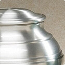 Silver Tranquil Pewter Urn