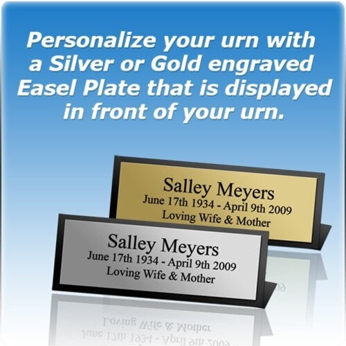 Silver Tranquil Pewter Urn