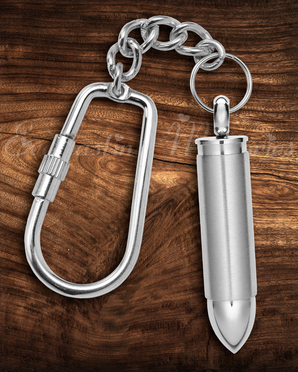 Stainless Steel Cartridge Keychain
