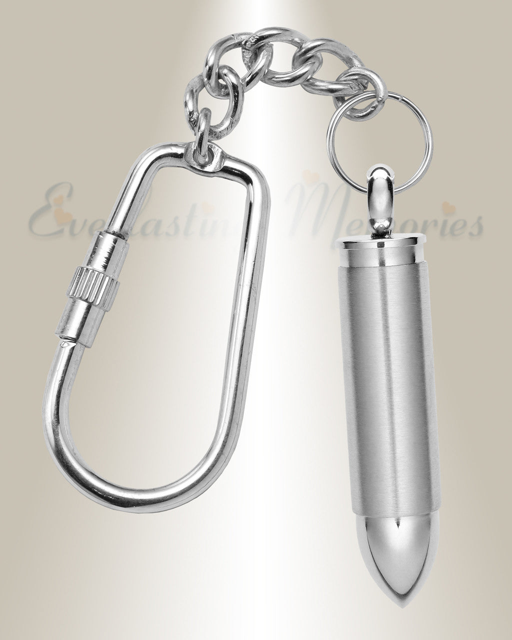 Stainless Steel Cartridge Keychain