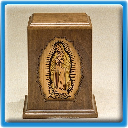 Our Lady Wood Urn