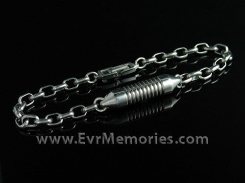 Titanium Urn Keepsake Bracelet - Narrow Band