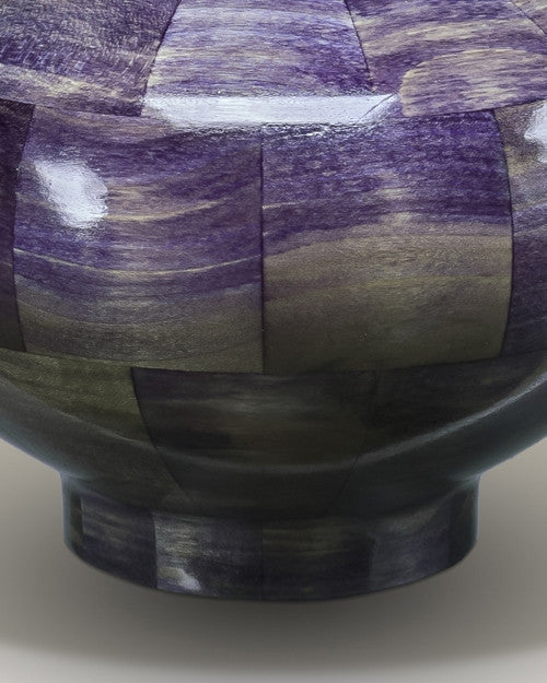 Small Peony Urn in Purple