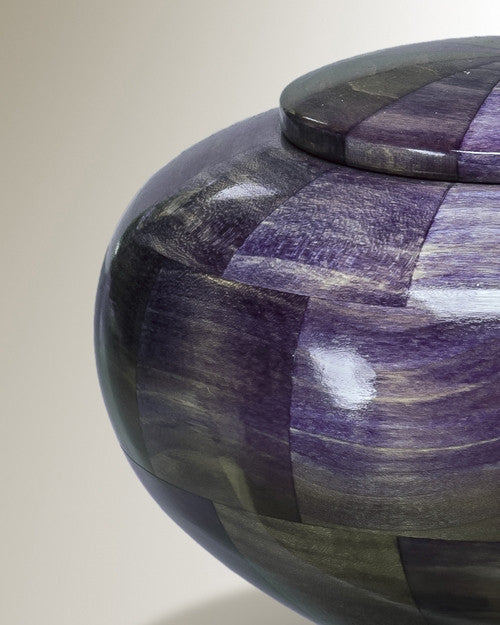 Small Peony Urn in Purple
