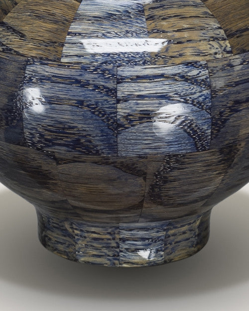 Peony Urn in Blue-Keepsake