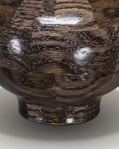 Peony Urn in Black-Keepsake