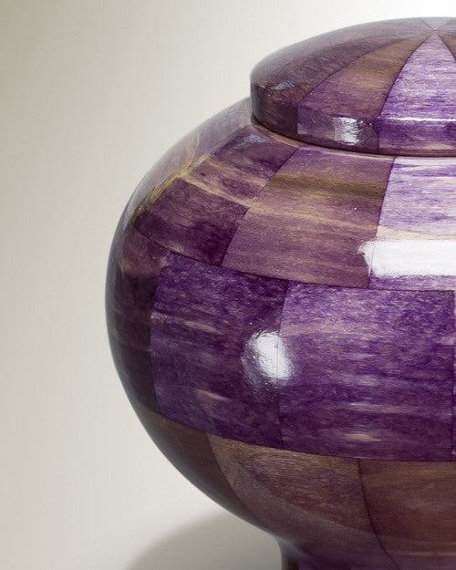 Peony Urn in Purple-Keepsake