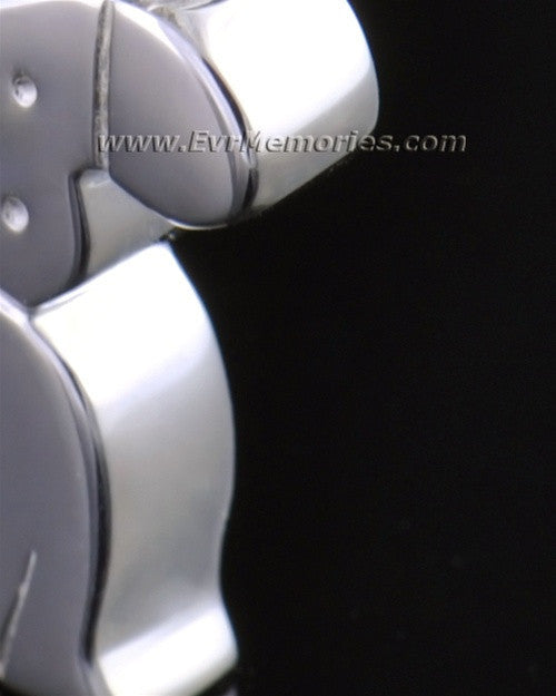 14k White Gold Best Friend Dog Memorial Locket