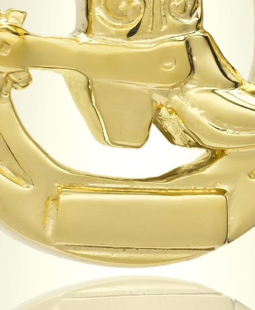 14K Gold Giddy Up Cremation Keepsake