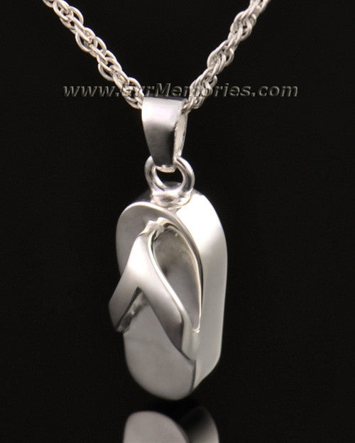 14k White Gold Beach Funeral Jewelry
