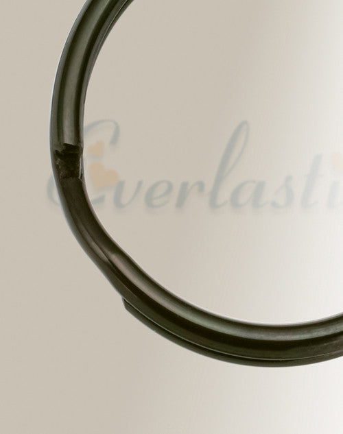 Black Stainless Honesty Heart Urn Keychain
