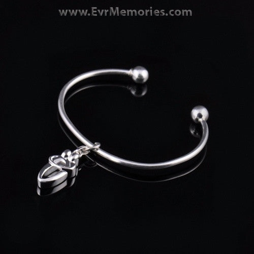 Sterling Silver True Companion Cremation Bracelet
