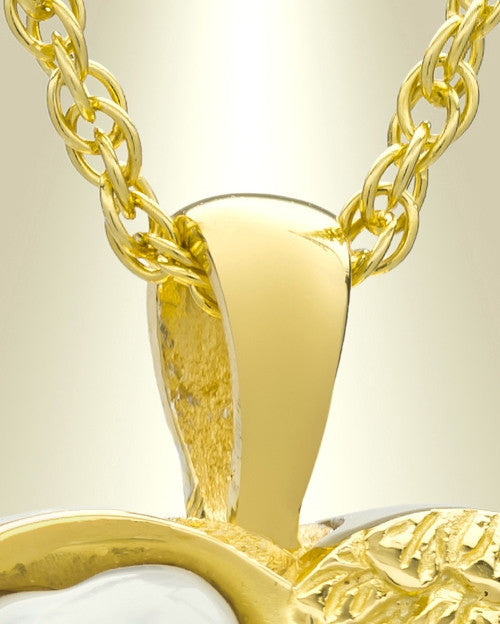 14k Gold Heart of Love Ash Pendant