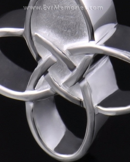 Sterling Silver Celtic Cherished Cross Urn Pendant
