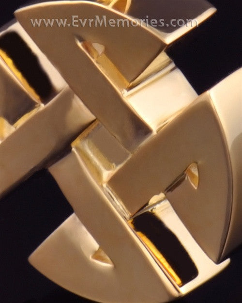 Gold Plated Celtic Cherished Round Memorial Jewelry