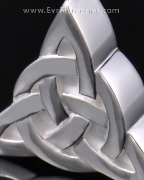 Sterling Silver Celtic Cherished Triangle Keepsake Jewelry