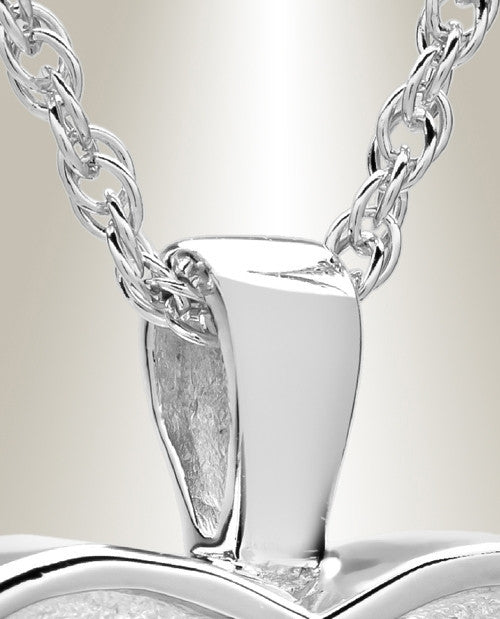 Sterling Silver Baby Heart Urn Jewelry